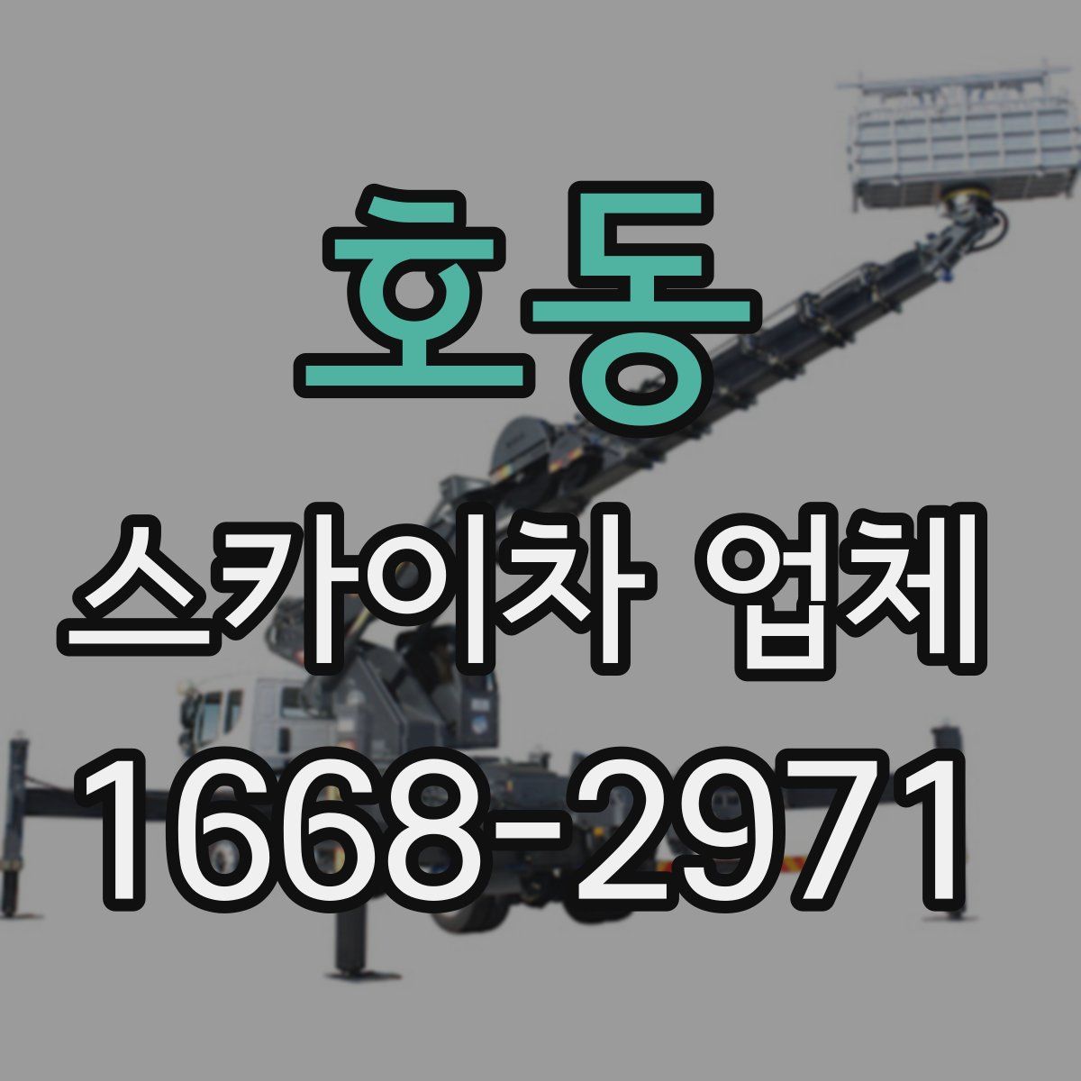 호동 스카이차 업체