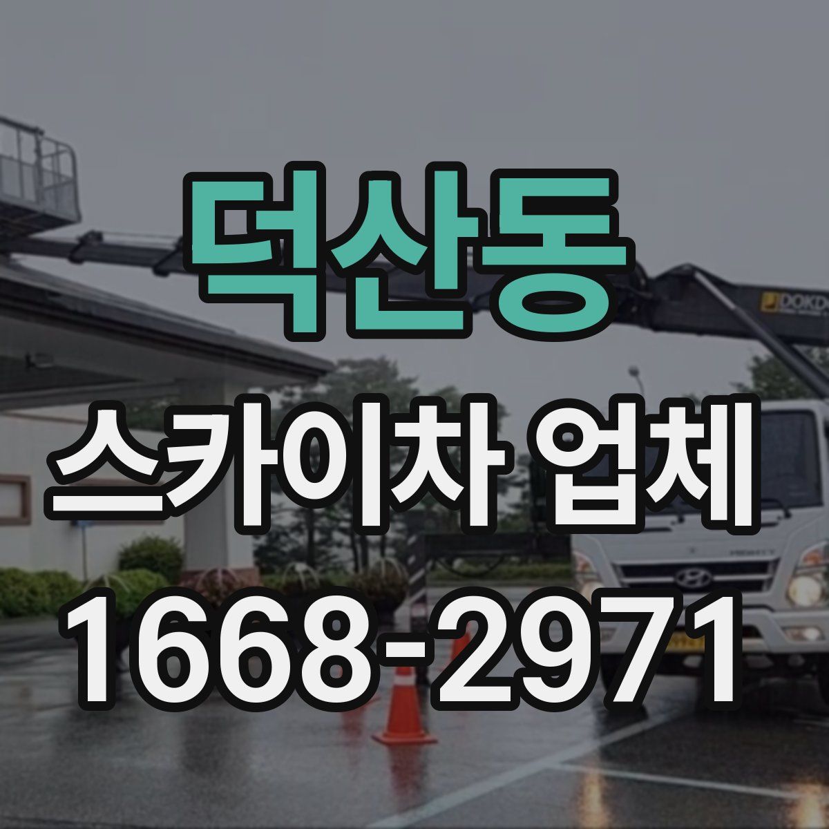 덕산동 스카이차 업체