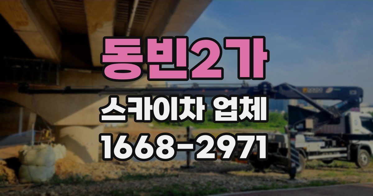 동빈2가 스카이차 업체