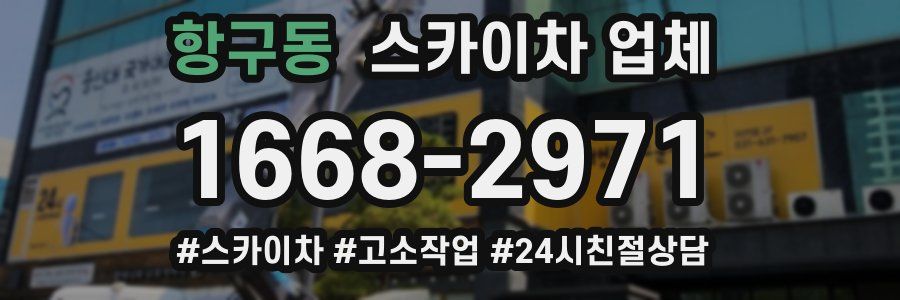 항구동 스카이차 업체