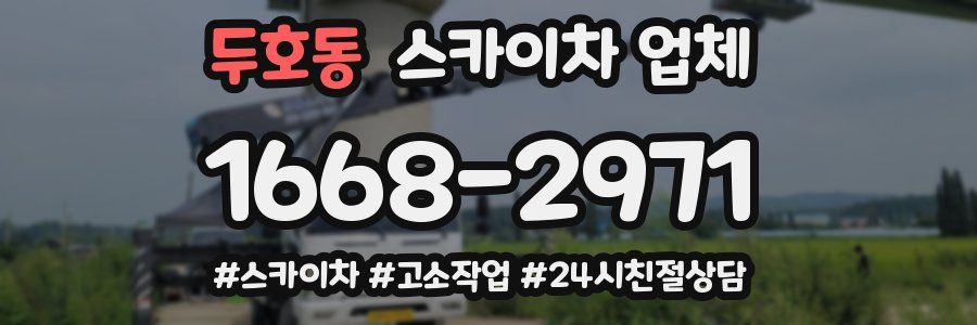 두호동 스카이차 업체