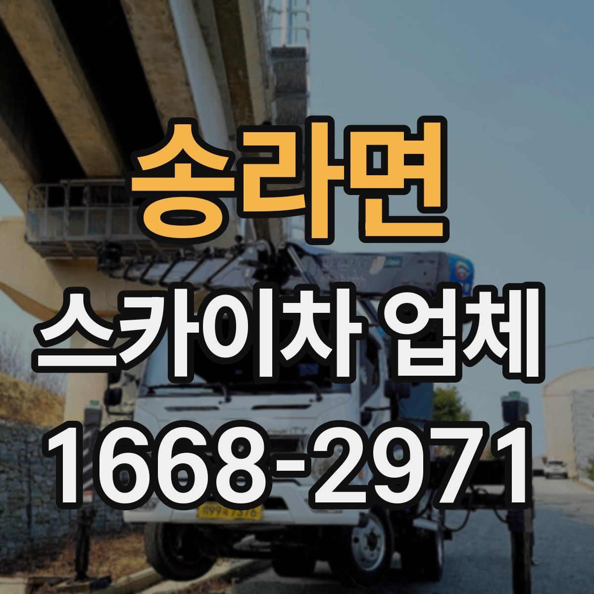 송라면 스카이차 업체