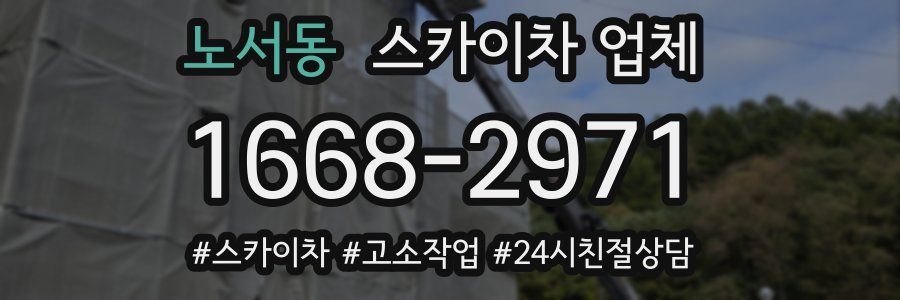 노서동 스카이차 업체