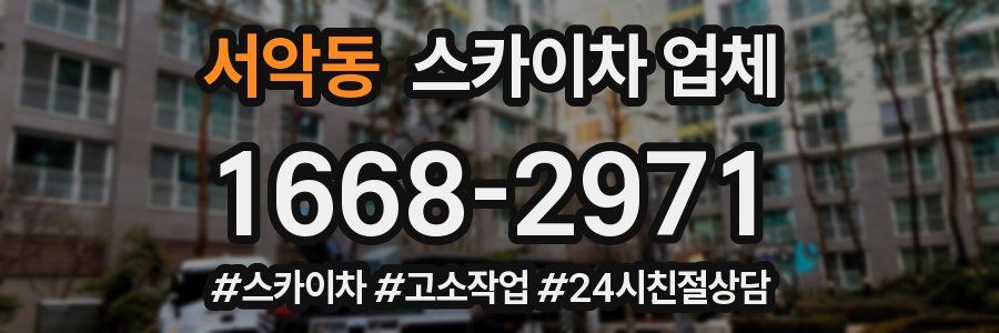 서악동 스카이차 업체
