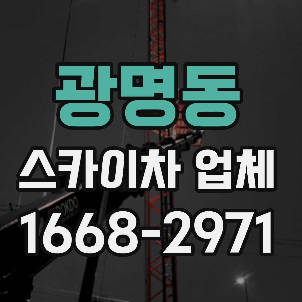 광명동 스카이차 업체