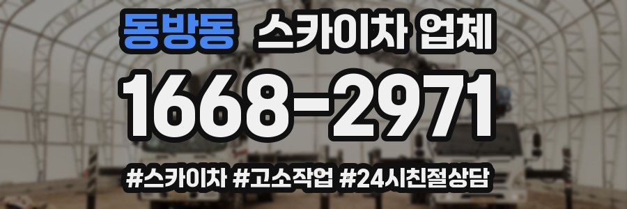 동방동 스카이차 업체