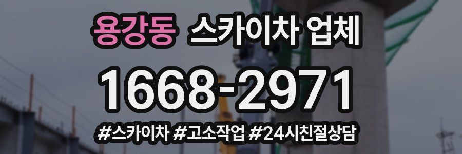 용강동 스카이차 업체