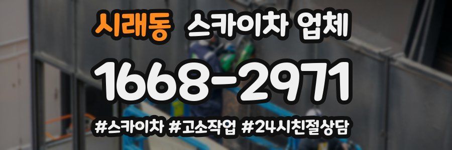 시래동 스카이차 업체