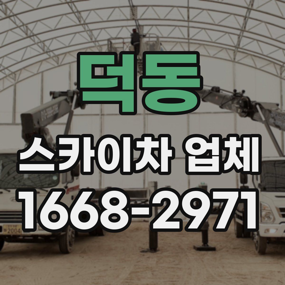 덕동 스카이차 업체