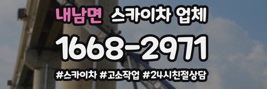내남면 스카이차 업체