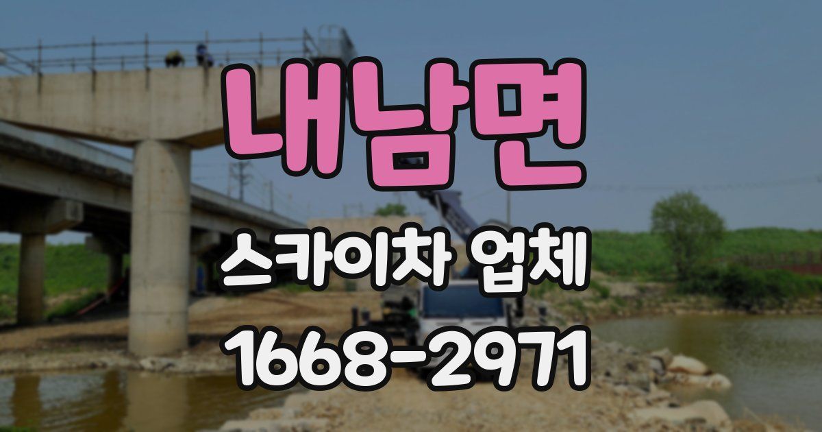 내남면 스카이차 업체