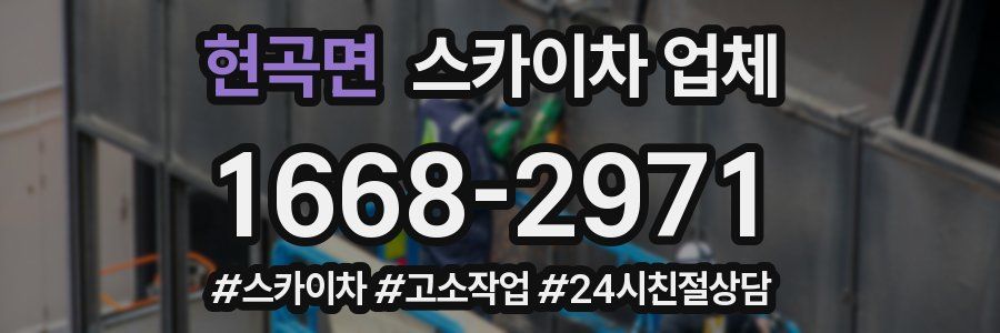 현곡면 스카이차 업체