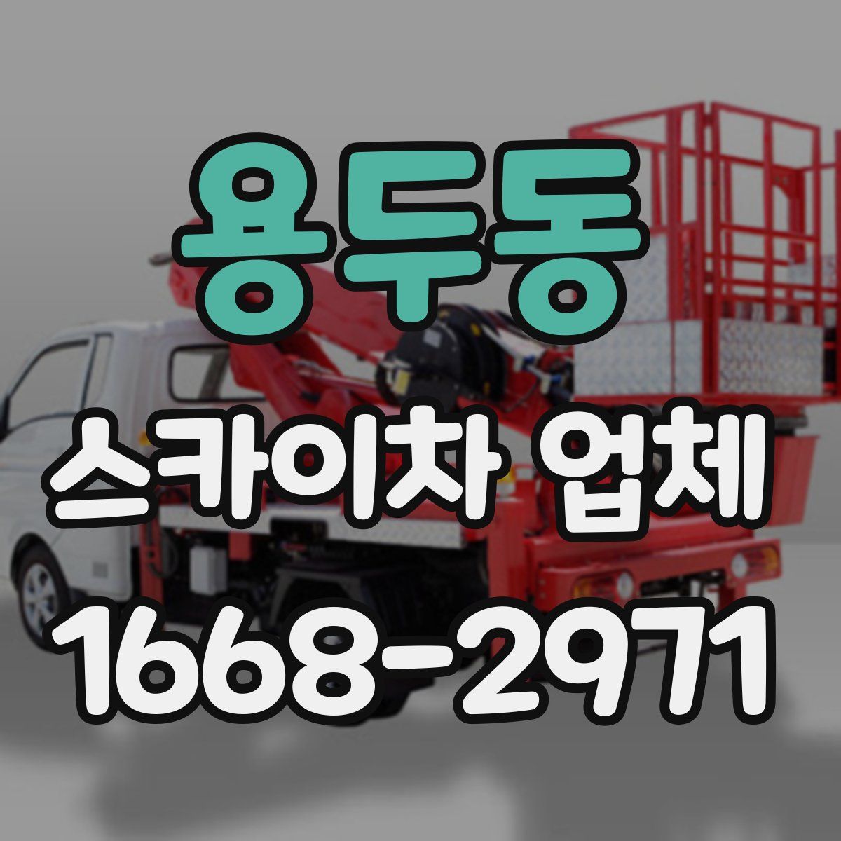 용두동 스카이차 업체