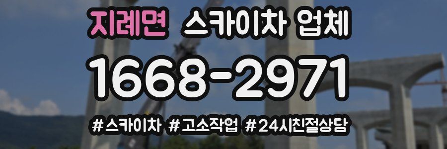 지례면 스카이차 업체