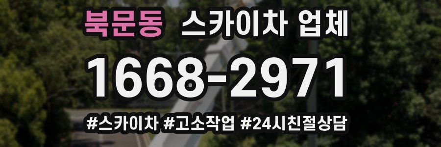 북문동 스카이차 업체