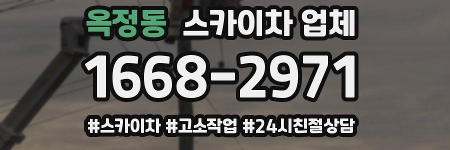 옥정동 스카이차 업체