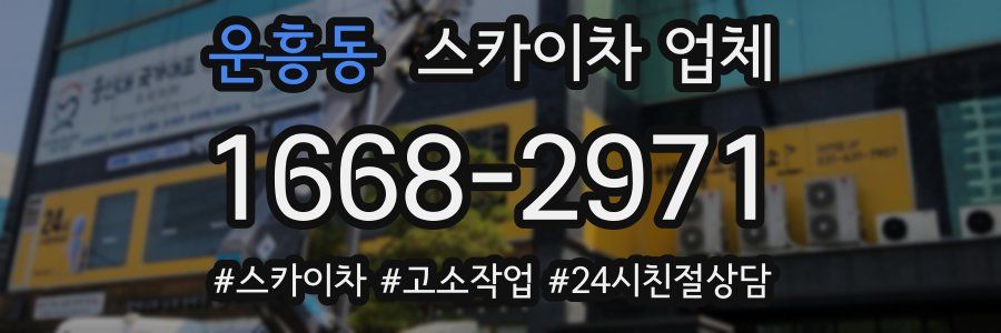 운흥동 스카이차 업체