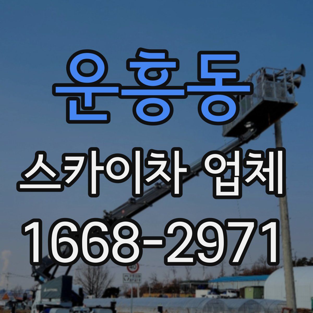 운흥동 스카이차 업체