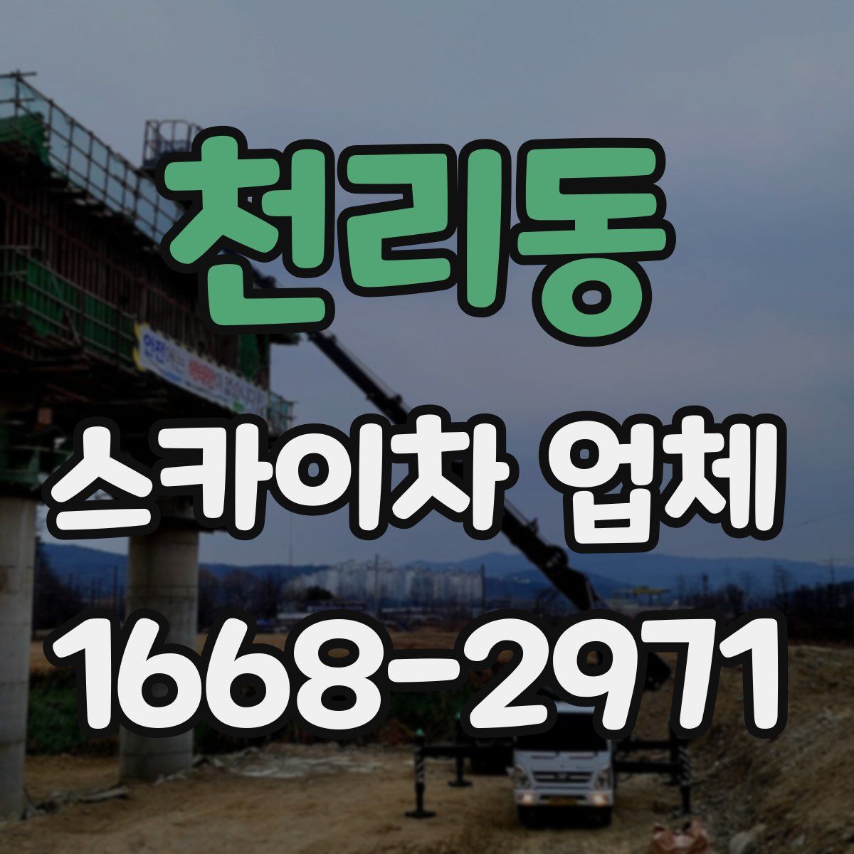 천리동 스카이차 업체