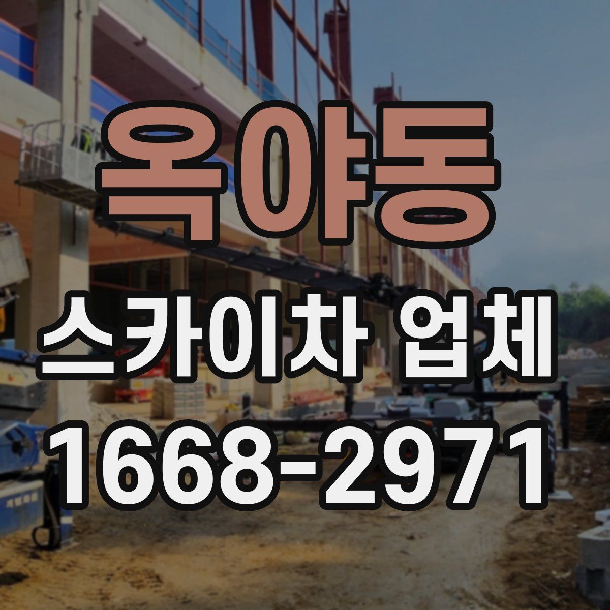 옥야동 스카이차 업체