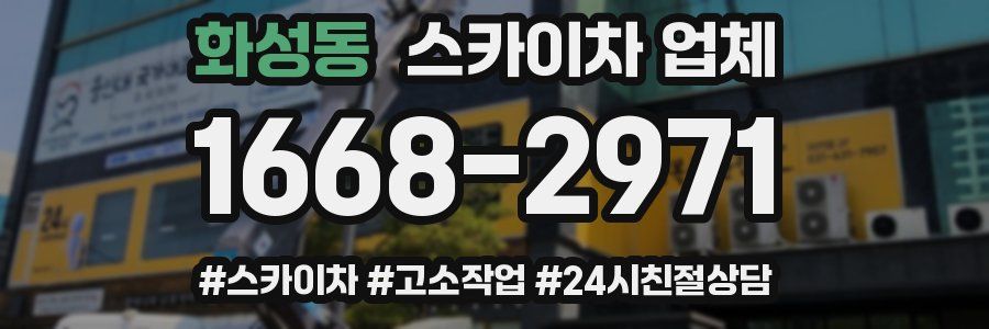 화성동 스카이차 업체