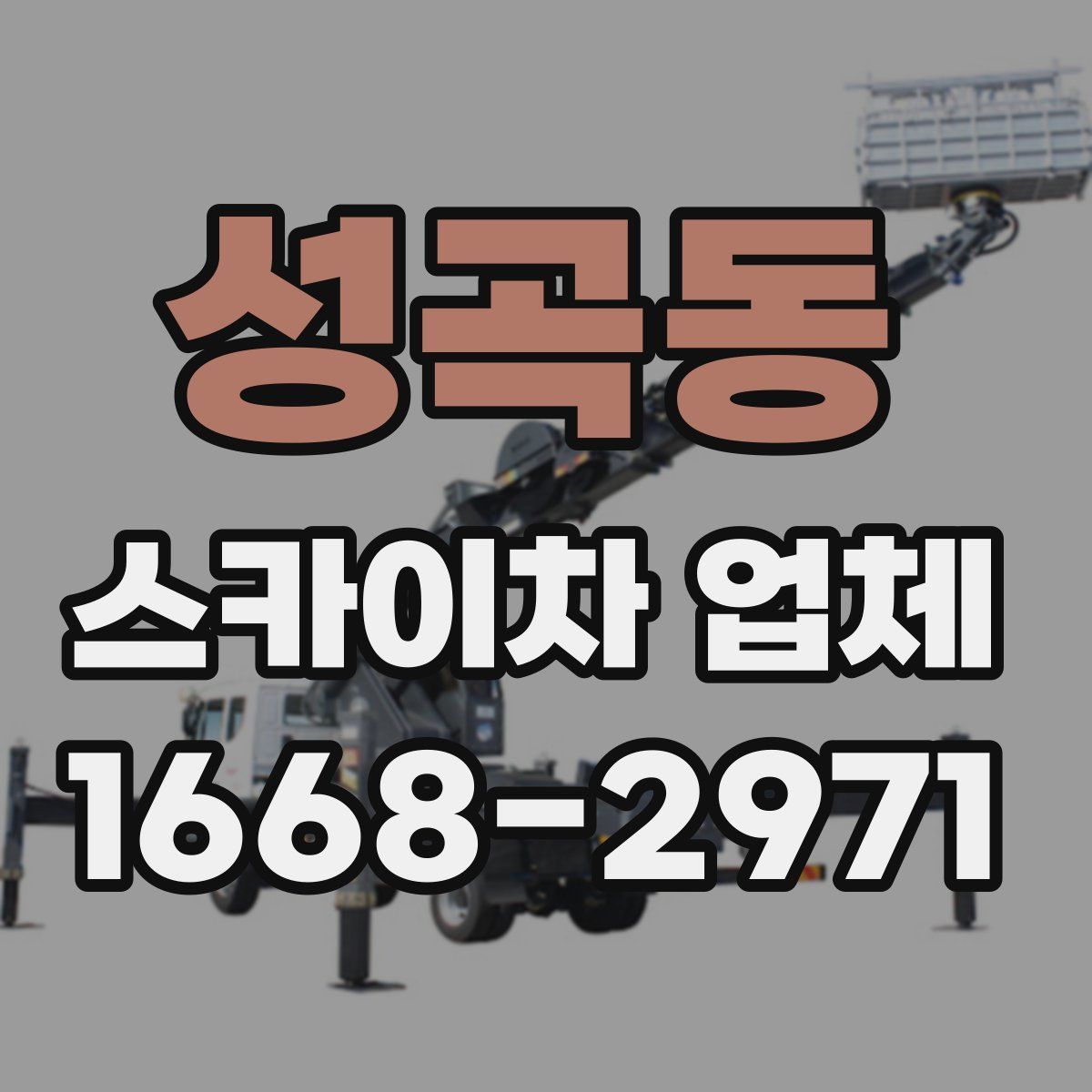 성곡동 스카이차 업체