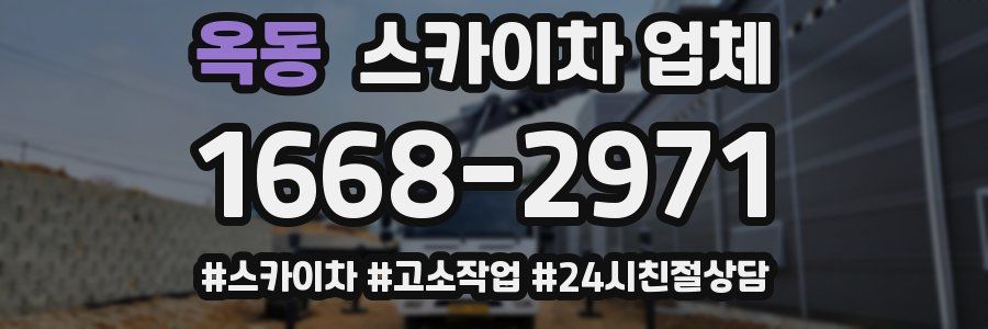 옥동 스카이차 업체