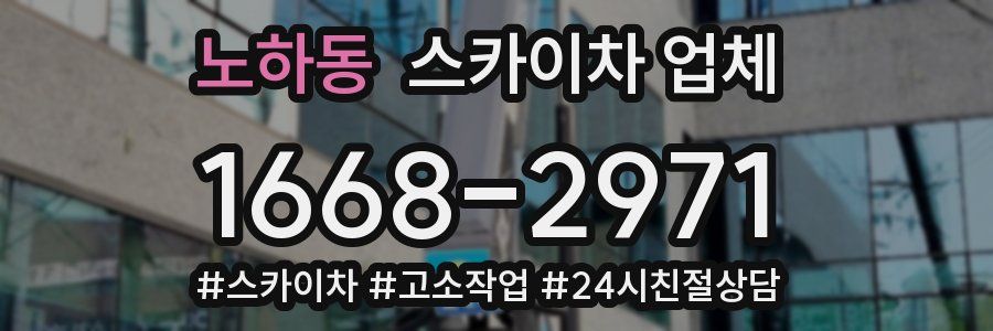 노하동 스카이차 업체