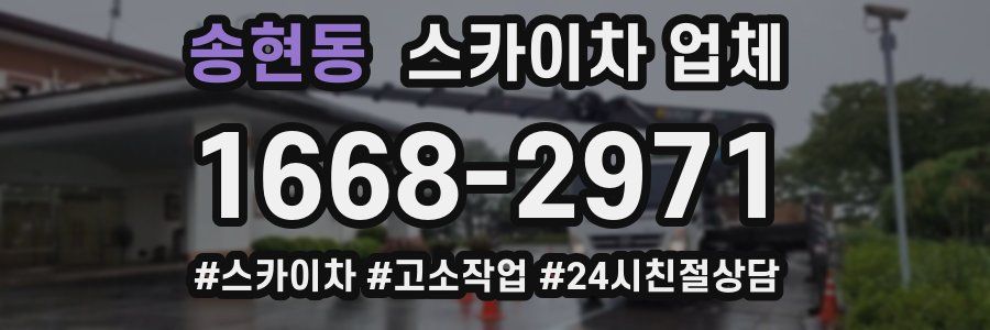 송현동 스카이차 업체