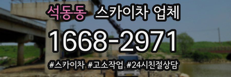 석동동 스카이차 업체