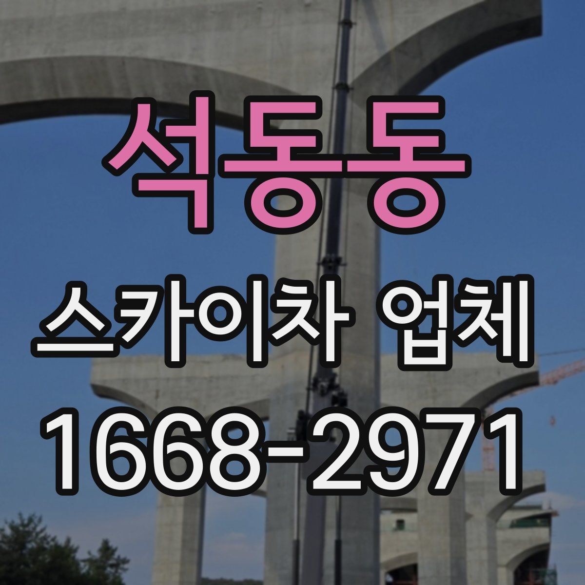 석동동 스카이차 업체