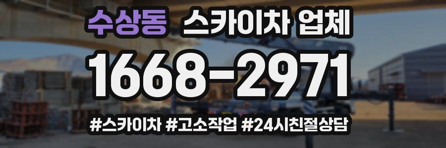 수상동 스카이차 업체