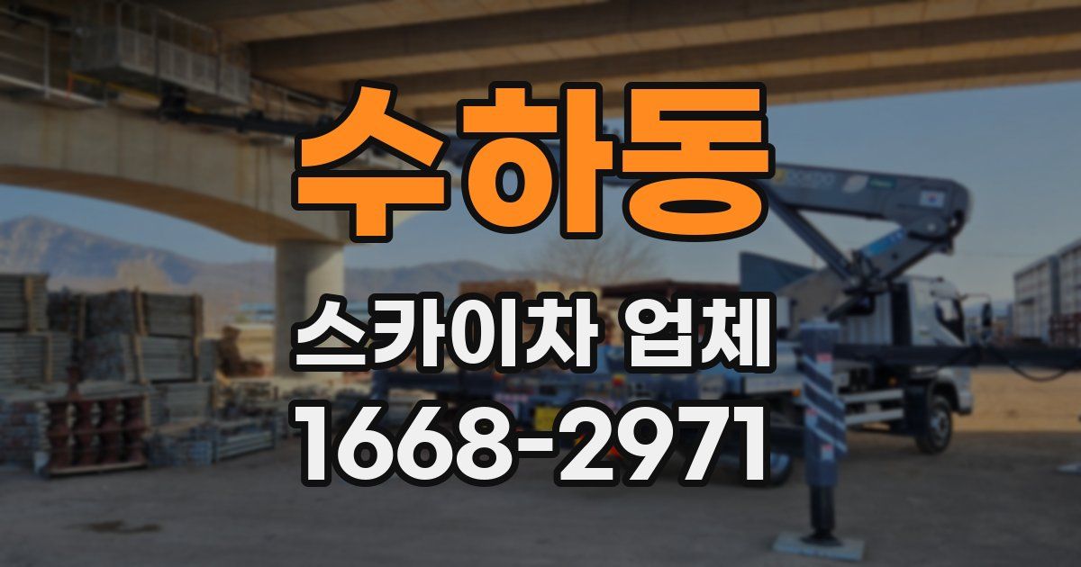 수하동 스카이차 업체
