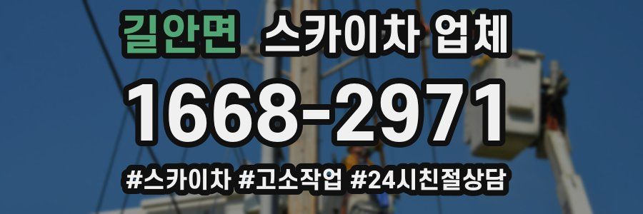 길안면 스카이차 업체
