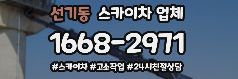 선기동 스카이차 업체