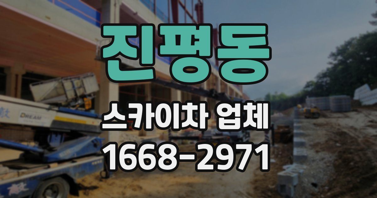 진평동 스카이차 업체