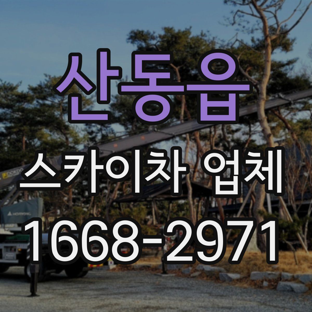 산동읍 스카이차 업체
