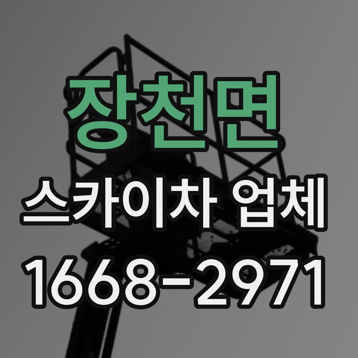 장천면 스카이차 업체