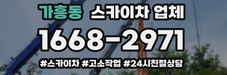 가흥동 스카이차 업체
