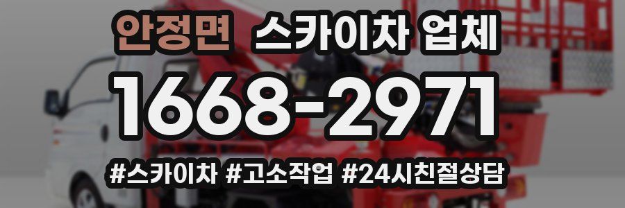 안정면 스카이차 업체