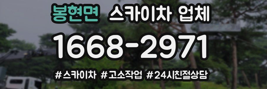 봉현면 스카이차 업체