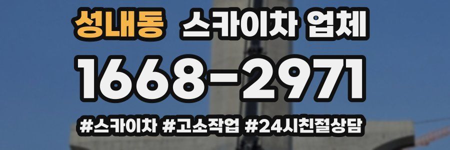 성내동 스카이차 업체