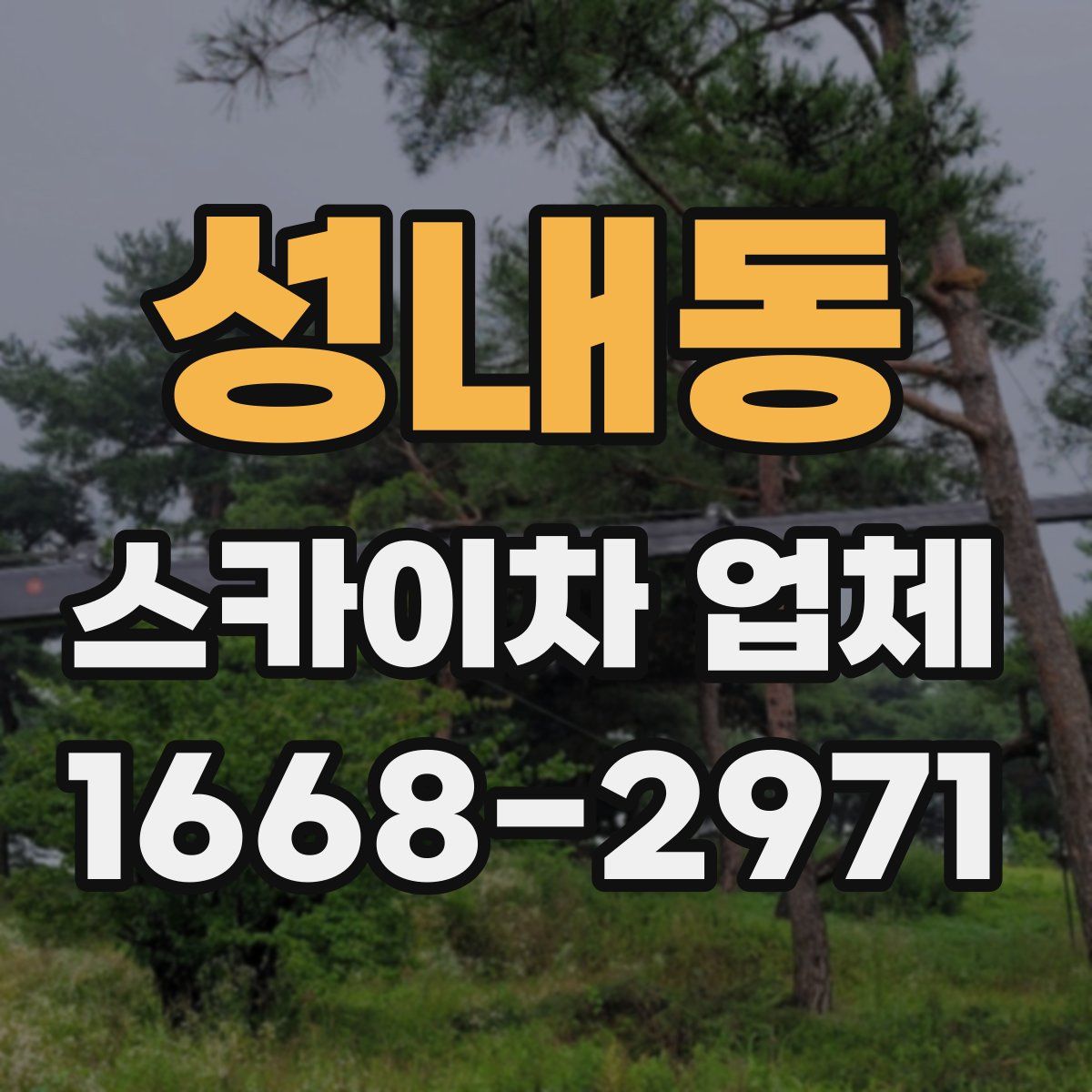 성내동 스카이차 업체