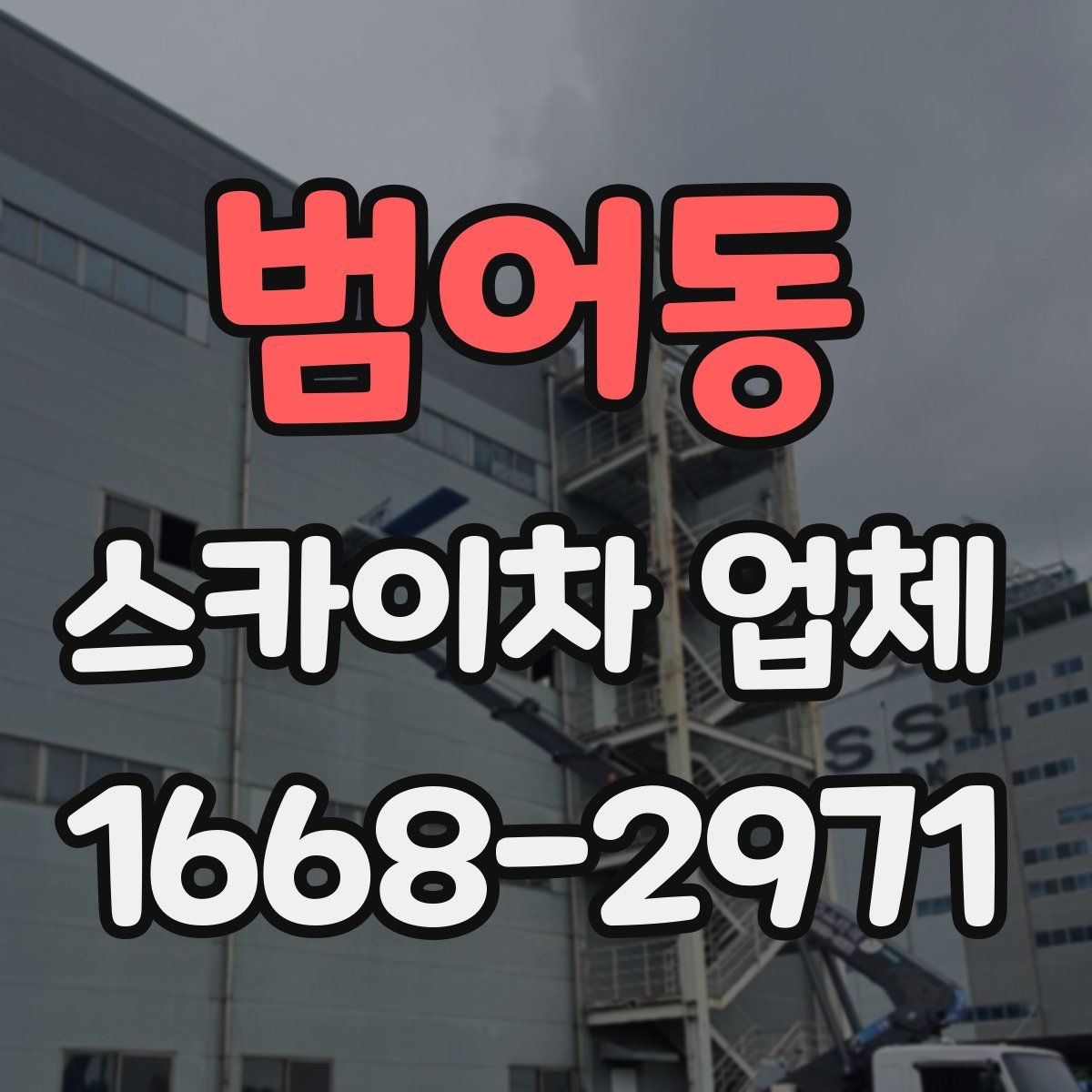 범어동 스카이차 업체