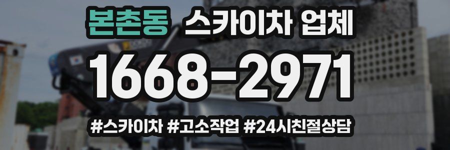 본촌동 스카이차 업체