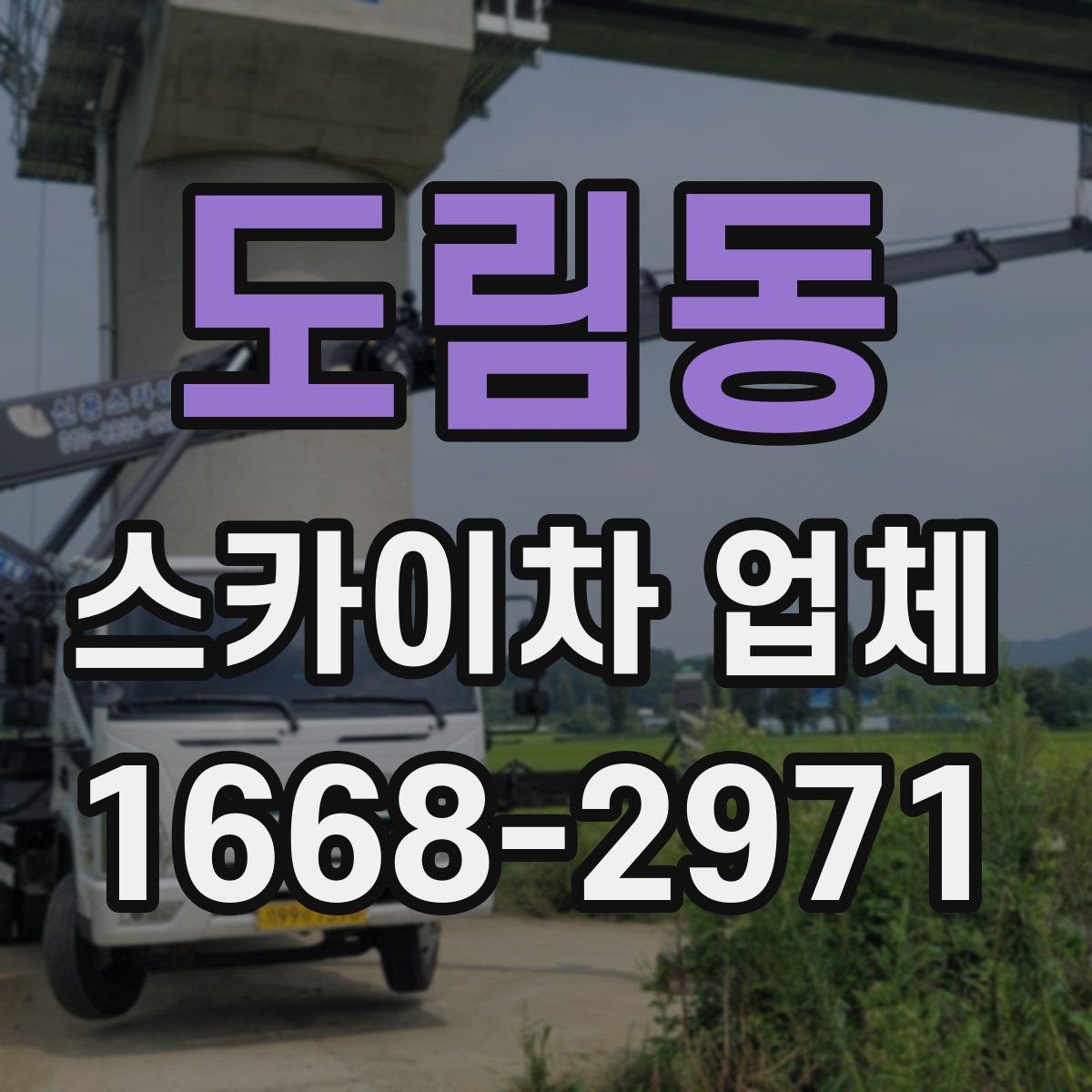 도림동 스카이차 업체