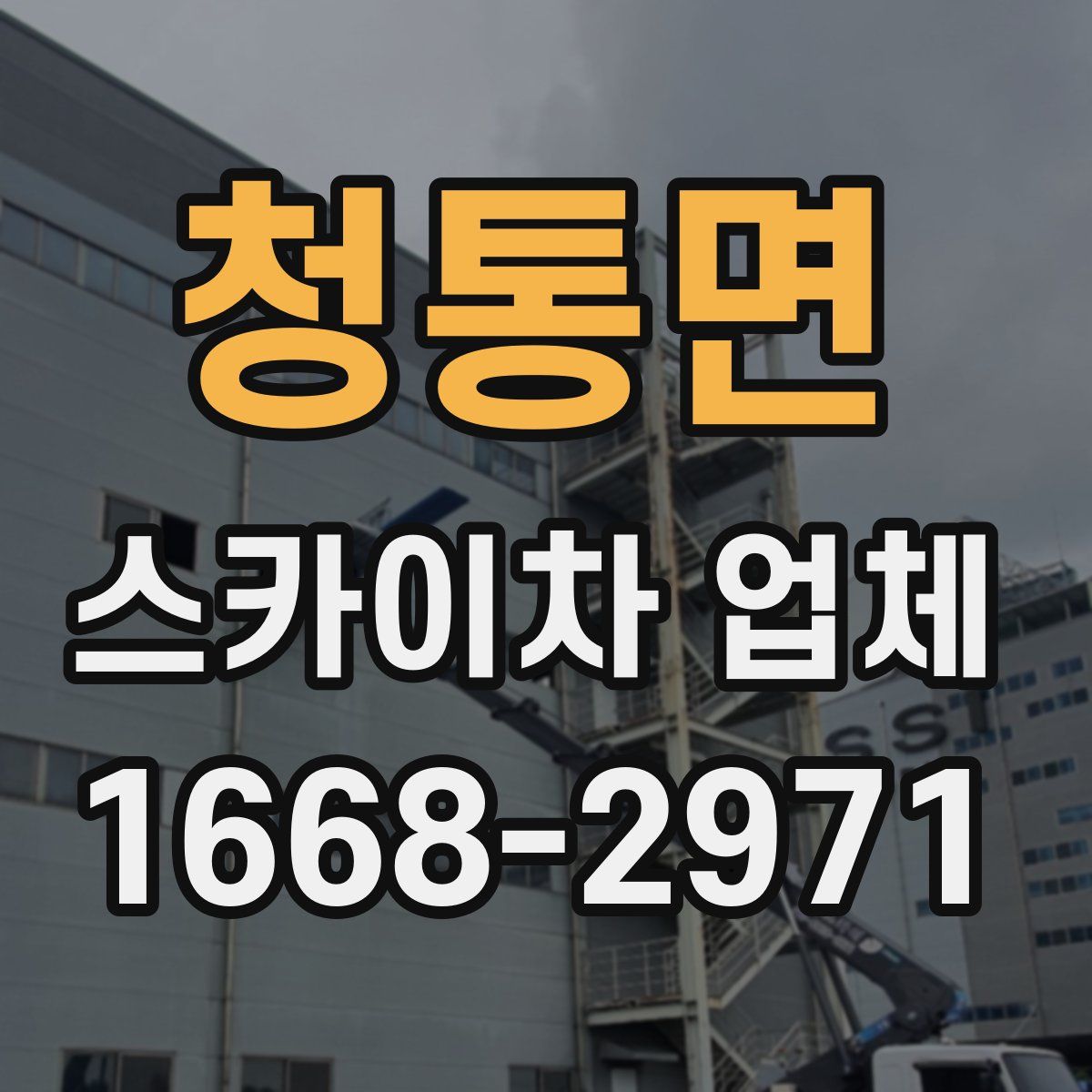 청통면 스카이차 업체