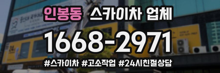 인봉동 스카이차 업체