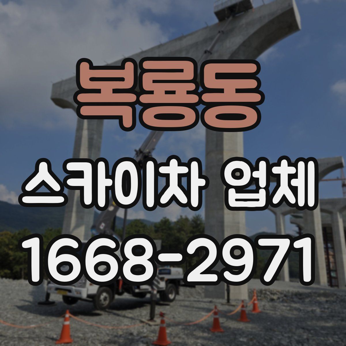 복룡동 스카이차 업체