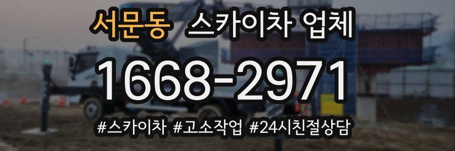 서문동 스카이차 업체